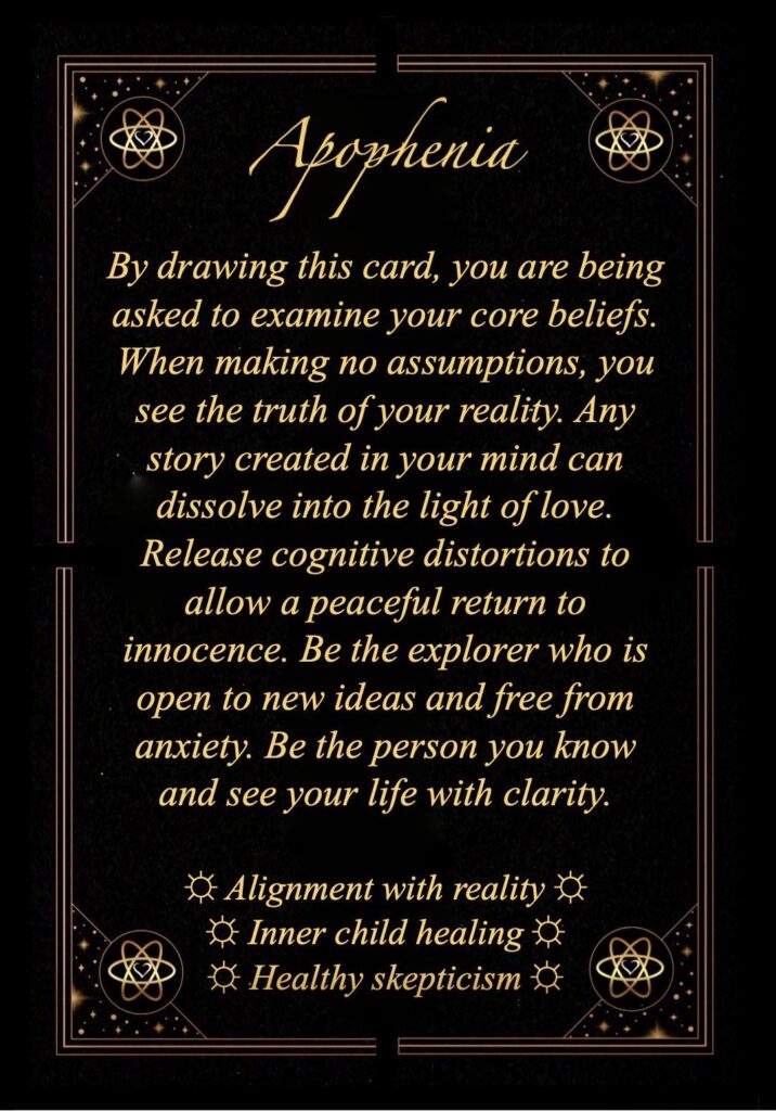 angel whisper card apophenia